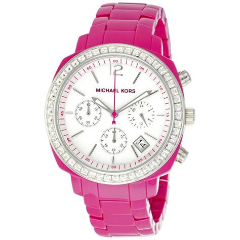 michael kors hot pink watches replicas|michael kors watch pink strap.